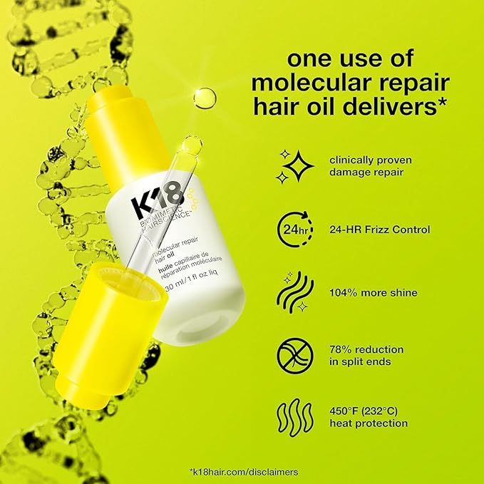 K18 Molecular Repair Hair Oil 30ml - Image 6
